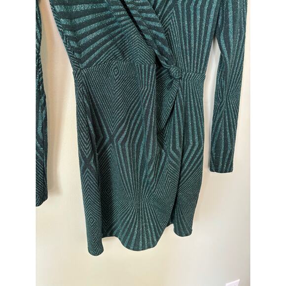 Francesca's Aubrey Glitter Dress Knit Mini Size Small - Picture 5 of 10